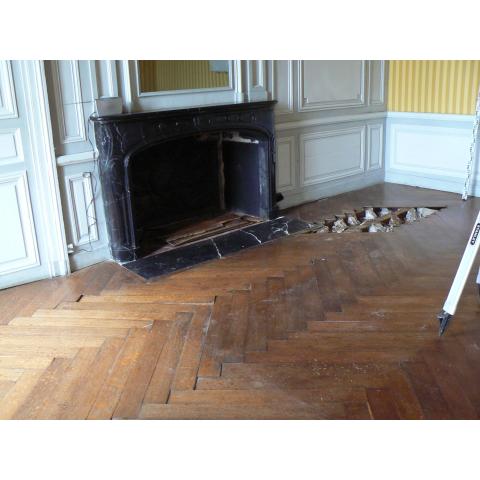 Parquet Château Montgeoffroy à Mazé